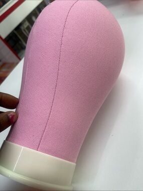 Pink canvas head